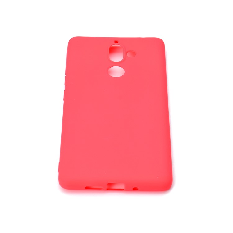 Coque Arrière Souple En TPU Mat Pour Nokia 7 Plus - Rouge-5