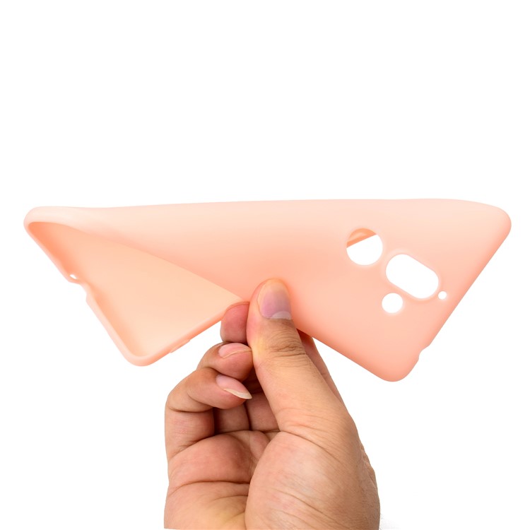 Soft Matte TPU Back Casing for Nokia 7 plus - Pink-6