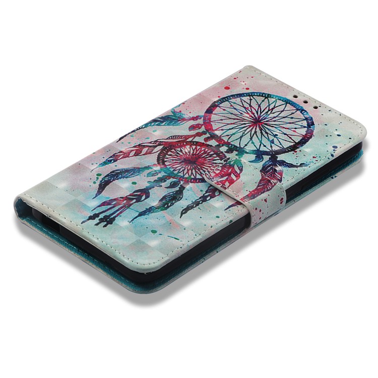 Pattern Printing Mobile Phone Leather Wallet Case for Nokia 2.1 - Dream Catcher-7