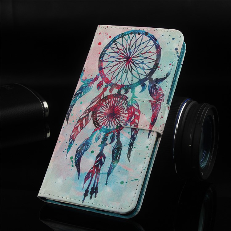 Pattern Printing Mobile Phone Leather Wallet Case for Nokia 2.1 - Dream Catcher-9