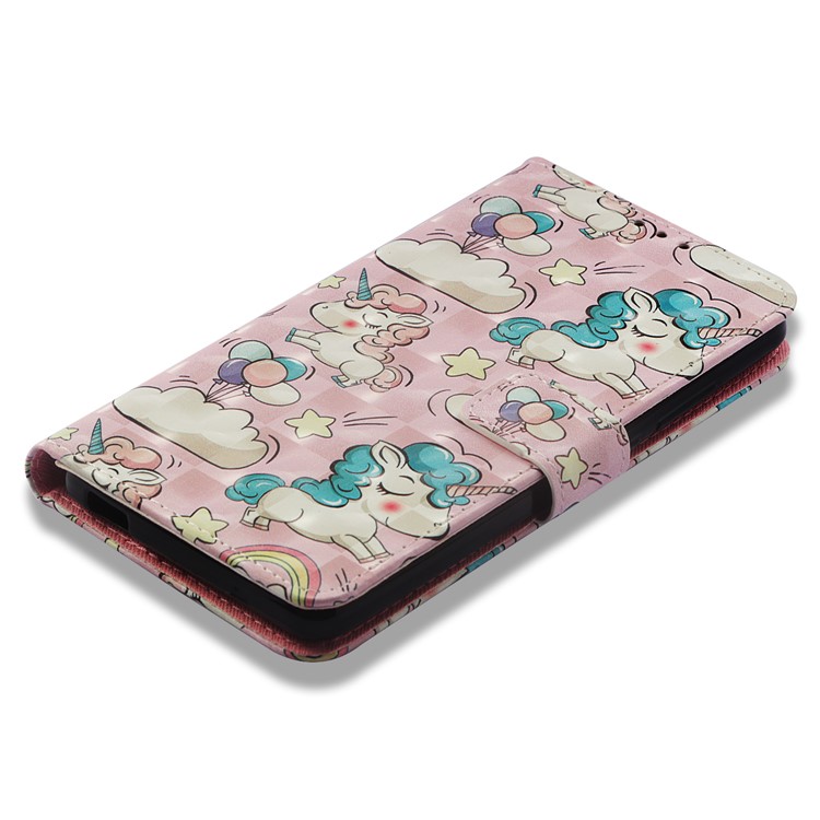 Pattern Printing Wallet Leather Stand Cover for Nokia 2.1 - Unicorn-7