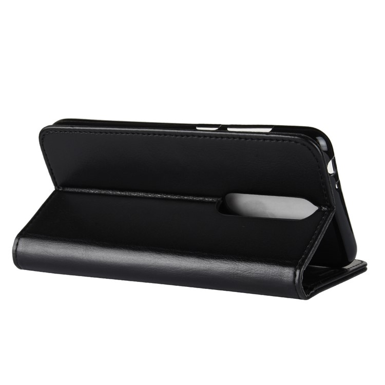 Crazy Horse Wallet Leather Stand Case for Nokia 5.1 Plus / X5 - Black-8