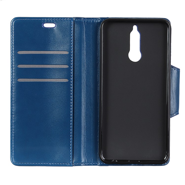 Funda De Cuero De La Cartera Flip Funda De Teléfono Para Nokia 5.1 - Azul-6