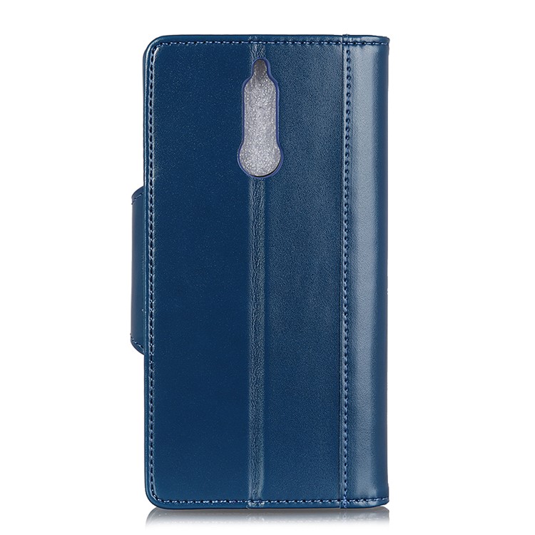 Funda De Cuero De La Cartera Flip Funda De Teléfono Para Nokia 5.1 - Azul-8