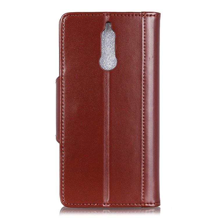 Funda Protectora Para Teléfono Móvil Con Soporte De Cuero Para Nokia 5.1 - Marrón-4