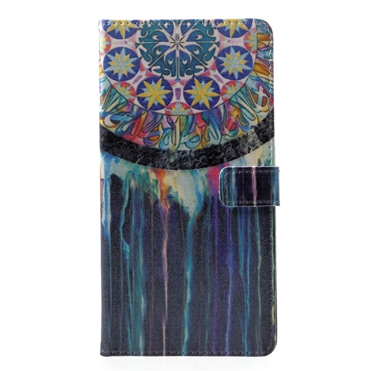 Pattern Printing Wallet Leather Phone Shell with Stand for Nokia 2.1 - Dream Catcher-1
