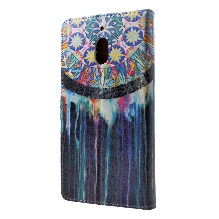 Pattern Printing Wallet Leather Phone Shell with Stand for Nokia 2.1 - Dream Catcher-2