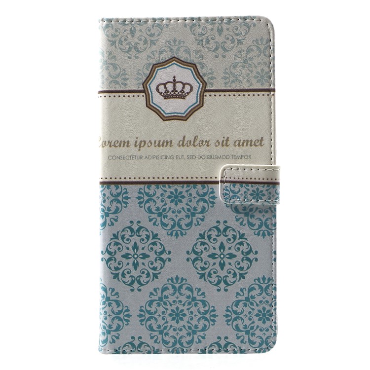 Pattern Printing PU Leather Magnetic Wallet Mobile Cover for Nokia 2.1 - Damask Flower-1