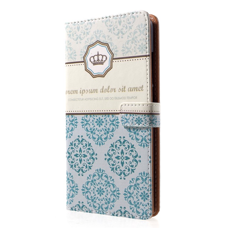 Pattern Printing PU Leather Magnetic Wallet Mobile Cover for Nokia 2.1 - Damask Flower-3