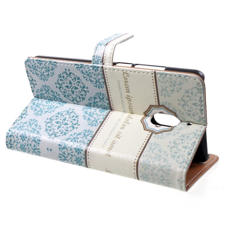 Pattern Printing PU Leather Magnetic Wallet Mobile Cover for Nokia 2.1 - Damask Flower-4