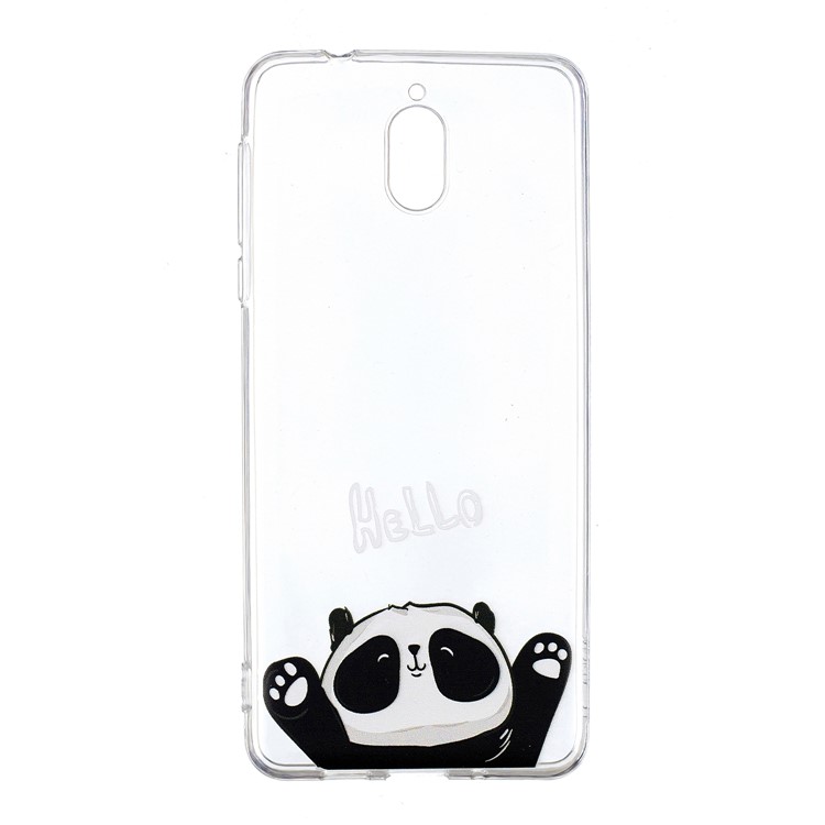 Pattern Printing Soft TPU Cover for Nokia 3.1 - Hello-2