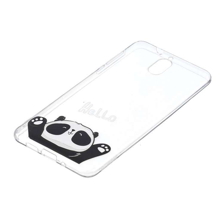 Pattern Printing Soft TPU Cover for Nokia 3.1 - Hello-3