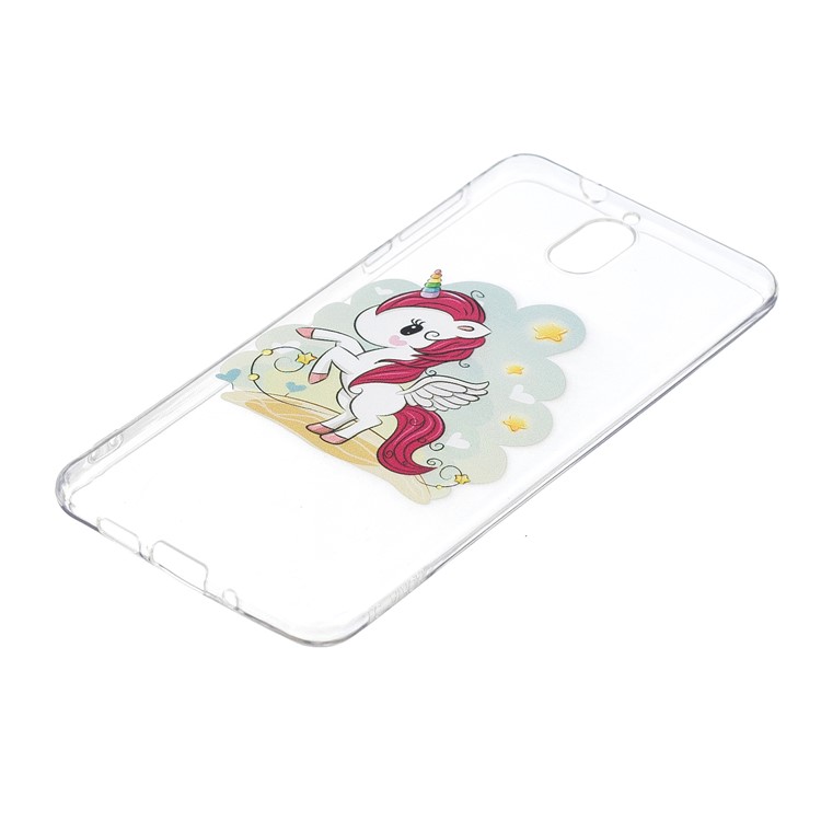 Pattern Printing Soft TPU Shell for Nokia 3.1 - Unicorn-3