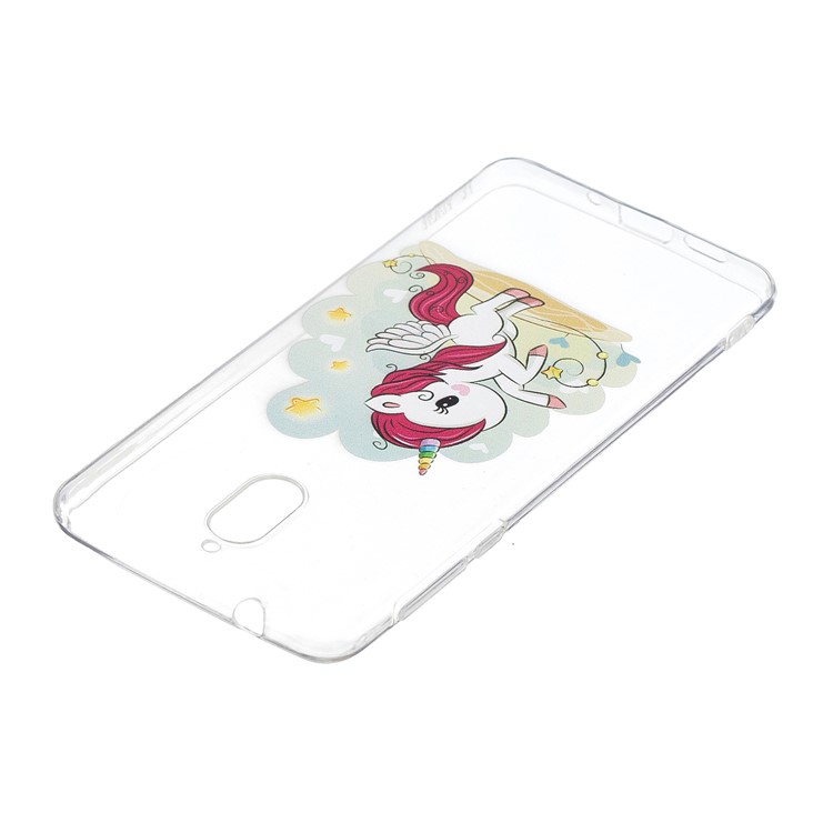 Pattern Printing Soft TPU Shell for Nokia 3.1 - Unicorn-4