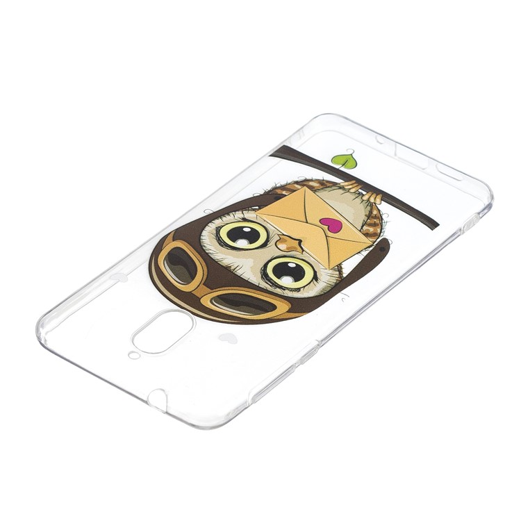 Pattern Printing Soft TPU Cell Phone Case for Nokia 3.1 - Cute Owl-4