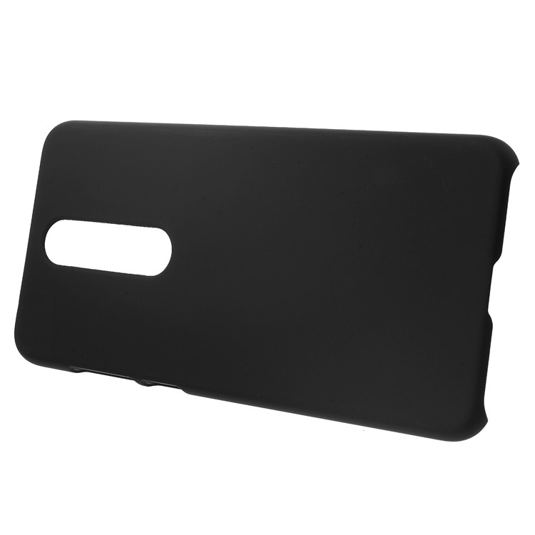 Rubberized PC Case for Nokia 5.1 Plus / X5 - Black-2