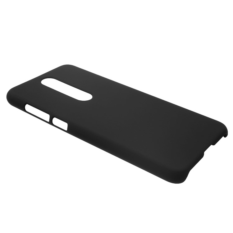 Rubberized PC Case for Nokia 5.1 Plus / X5 - Black-3