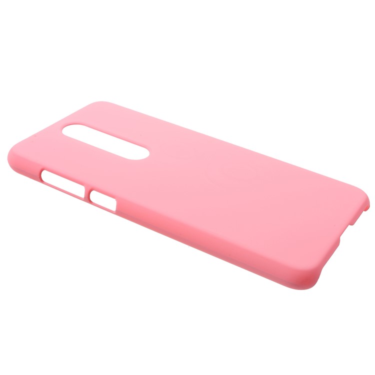 Rubberized PC Shell for Nokia 5.1 Plus / X5 - Pink-2