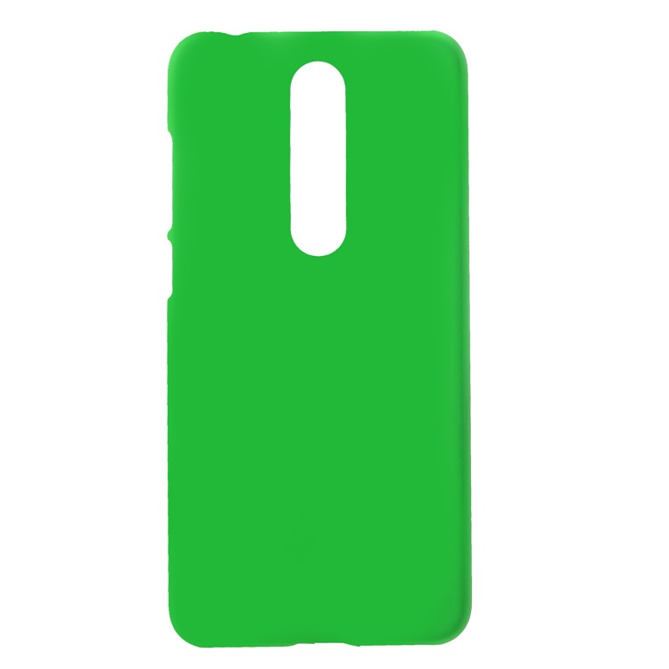 Rubberized Plastic Mobile Phone Shell for Nokia 5.1 Plus / X5 - Green-1