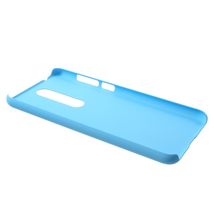 Rubberized PC Cell Phone Case Accessory for Nokia 5.1 Plus / X5 - Baby Blue-3