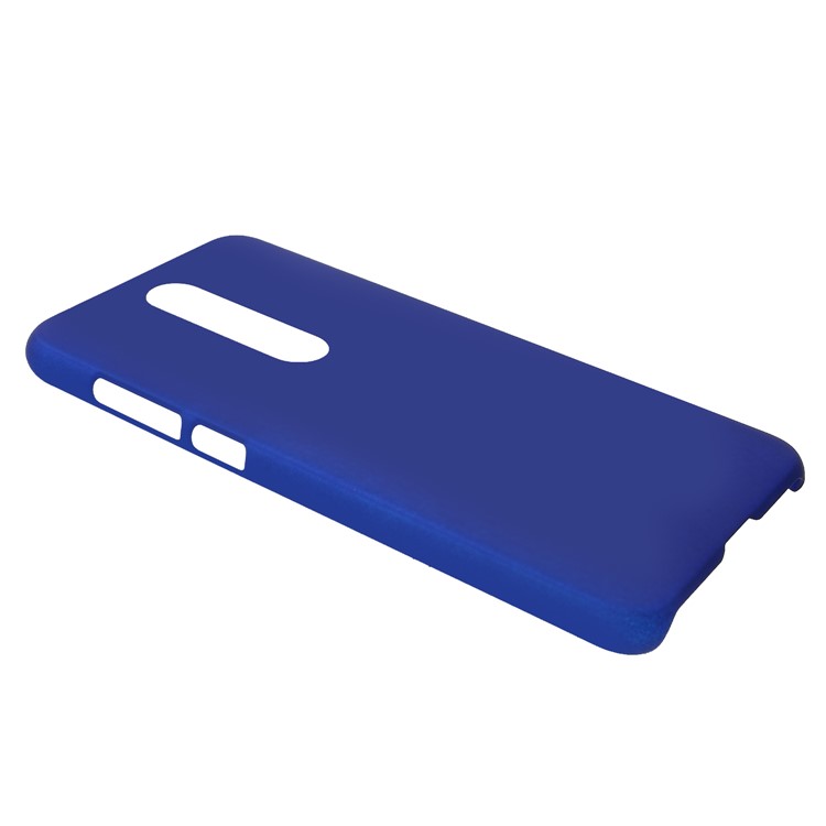 Rubberized PC Phone Cover for Nokia 5.1 Plus / X5 - Dark Blue-2
