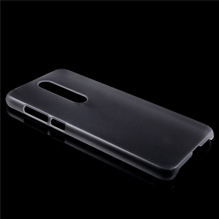 Rubberized PC Phone Case for Nokia 5.1 Plus / X5 - Transparent-2