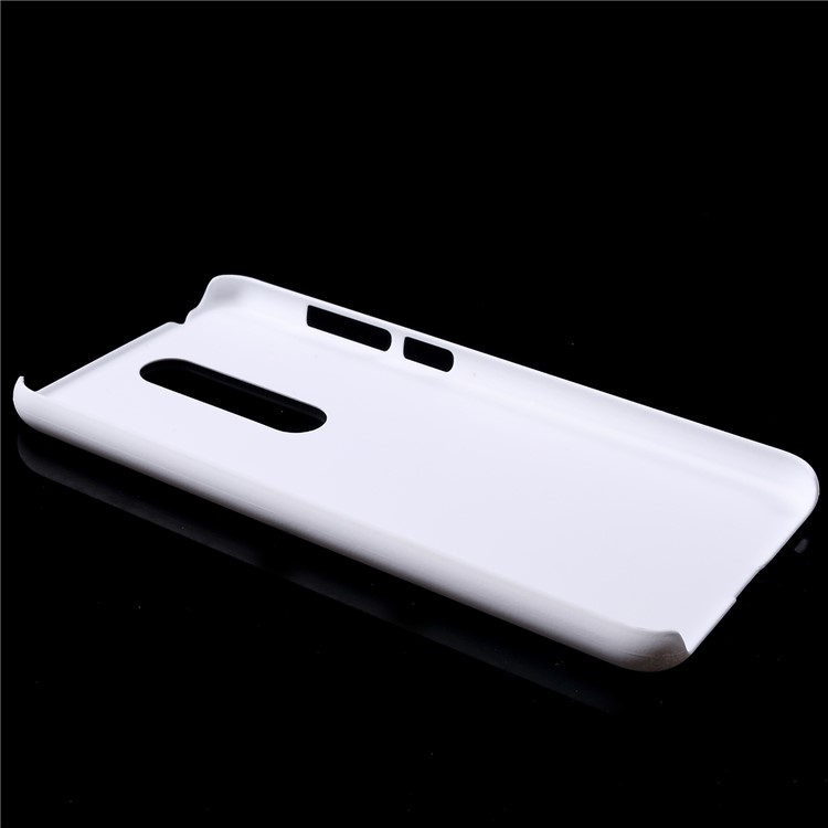 Rubberized PC Protection Cover Shell for Nokia 5.1 Plus / X5 - White-3