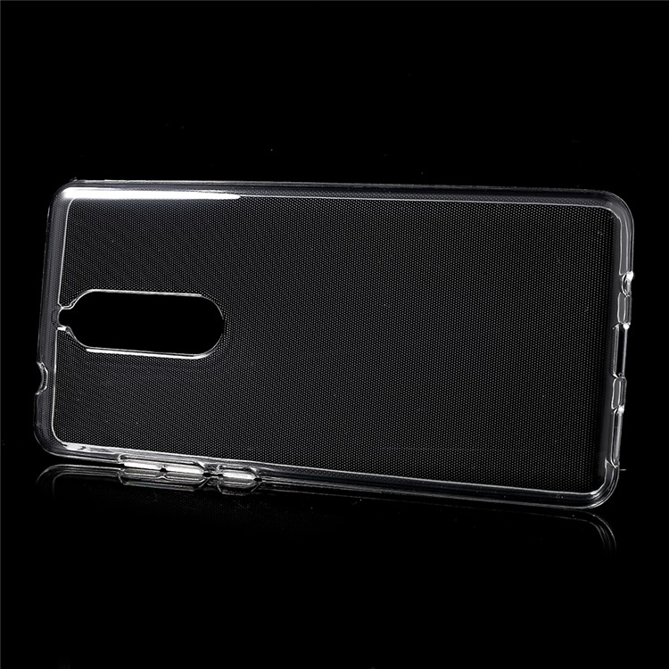 10Pcs/Set Clear Soft TPU Mobile Phone Cases with Non-slip Inner for Nokia 5.1-2