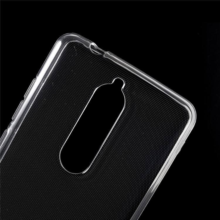 10Pcs/Set Clear Soft TPU Mobile Phone Cases with Non-slip Inner for Nokia 5.1-5