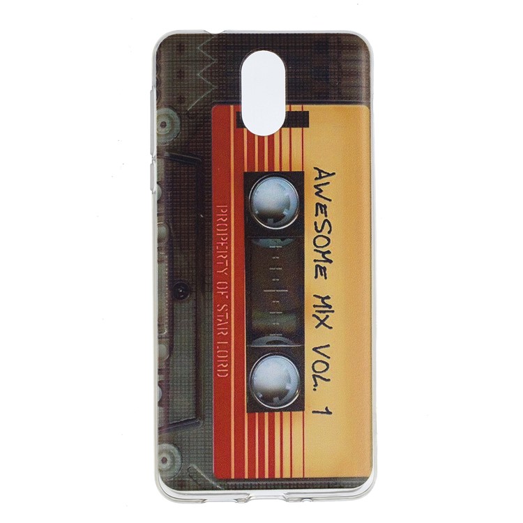 Pattern Printing TPU Case Shell for Nokia 3.1 - Cassette Tape-1