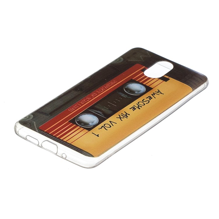 Pattern Printing TPU Case Shell for Nokia 3.1 - Cassette Tape-2