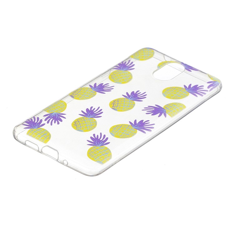 Pattern Printing TPU Protection Case for Nokia 3.1 - Pineapple-2