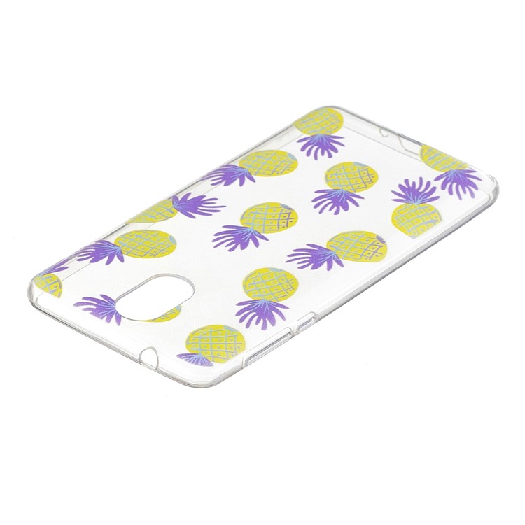 Pattern Printing TPU Protection Case for Nokia 3.1 - Pineapple-3