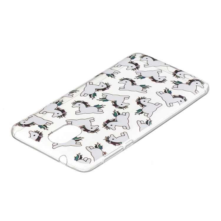 Pattern Printing TPU Phone Shell for Nokia 3.1 - Adorable Unicorns-3
