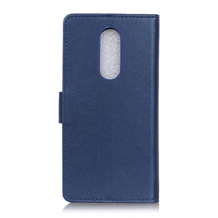 PU Leather Protection Mobile Phone Case with Card Slots for Nokia 7.1 - Blue-3