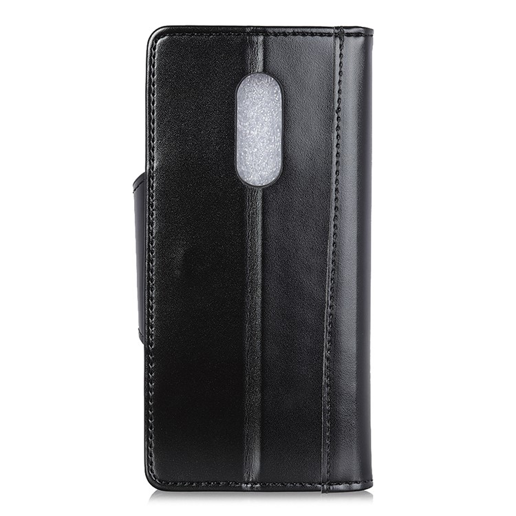 PU Leather Case for Nokia 7.1 3 Card Slots All Round Protection Leather Case - Black-3