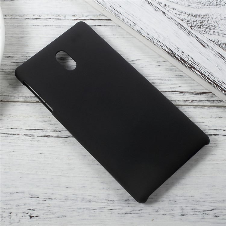 Rubberized Hard PC Case for Nokia 3 - Black-2
