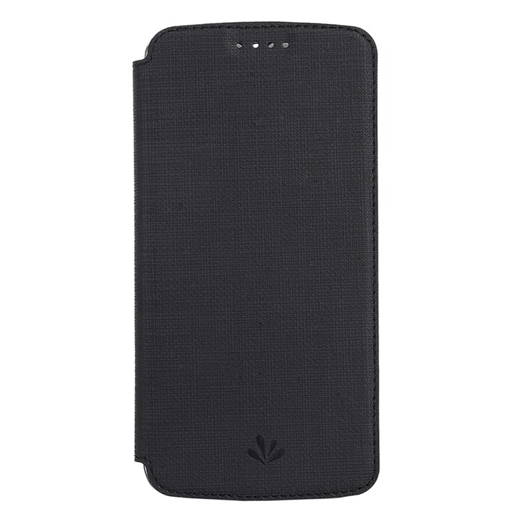 VILI DMX for Nokia 8.1 / X7 Cross Texture Leather Card Holder Case - Black-2