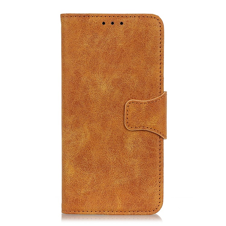 Vintage Style Wallet Stand Split Leather Phone Case for Nokia 4.2 - Brown-4