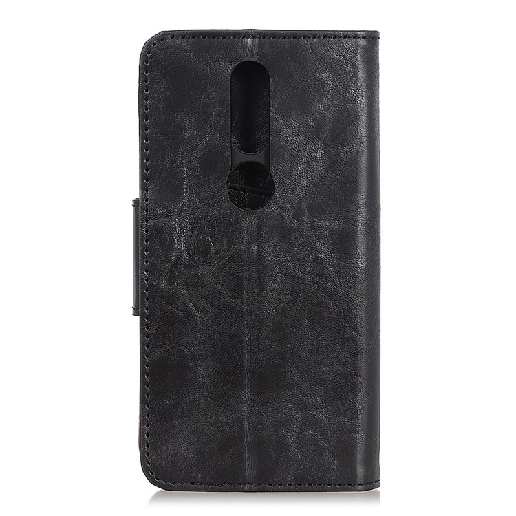 Crazy Horse Magnetic Stand Wallet Split Leather Protective Case for Nokia 4.2 - Black-10