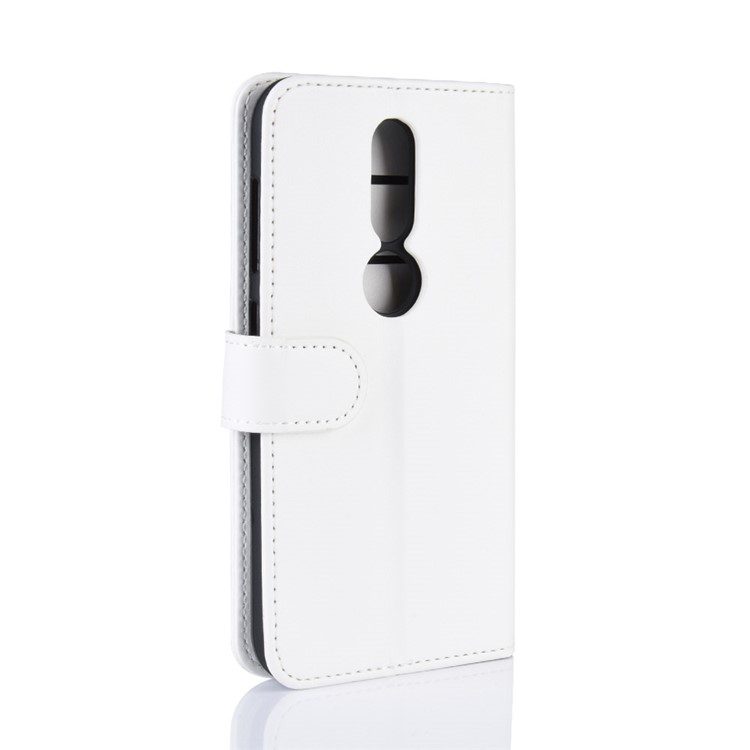 Crazy Horse PU Leather Stand Wallet Flip Case for Nokia 4.2 - White-7