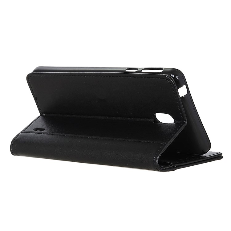 Wallet Leather Stand Case for Nokia 1 Plus - Black-11