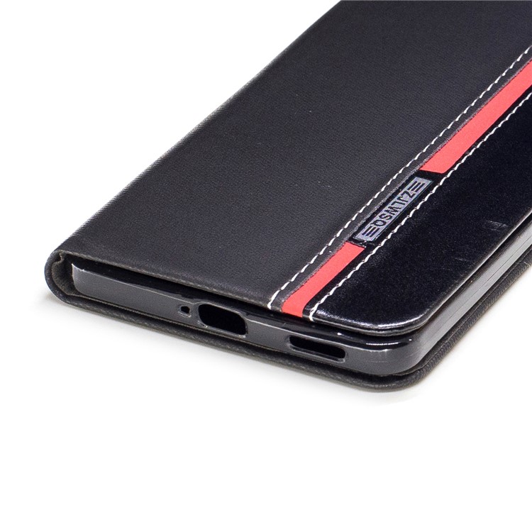 Assorted Color Leather Card Slot Phone Case for Nokia 6 - Black-5