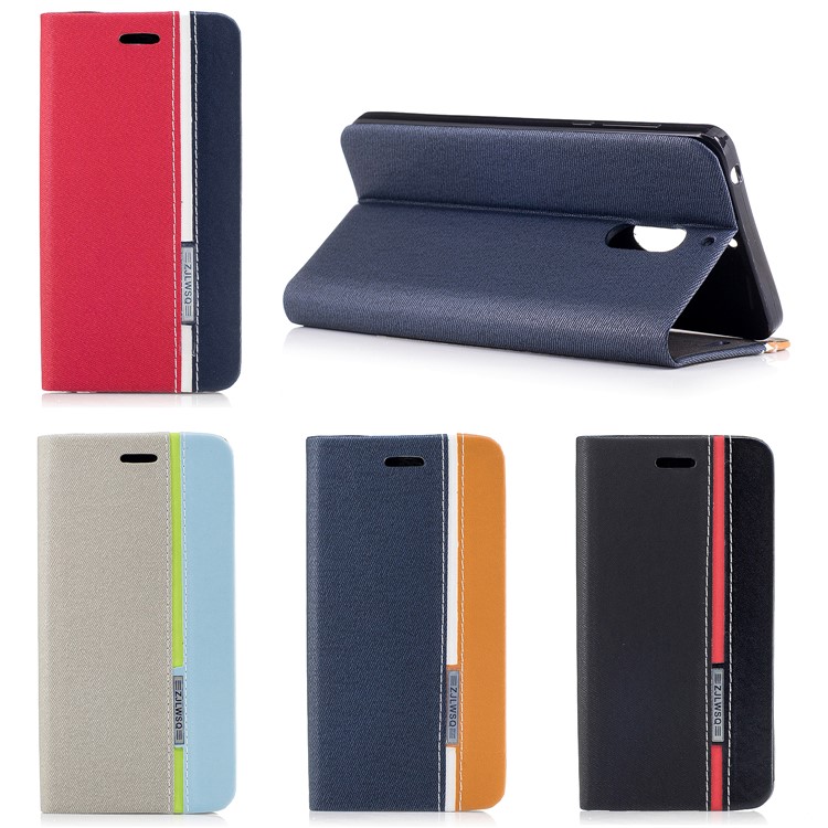 Assorted Color Leather Card Slot Phone Case for Nokia 6 - Black-8