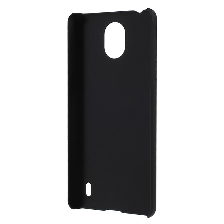 Rubberized PC Hard Cell Phone Case for Nokia 1 Plus - Black-3