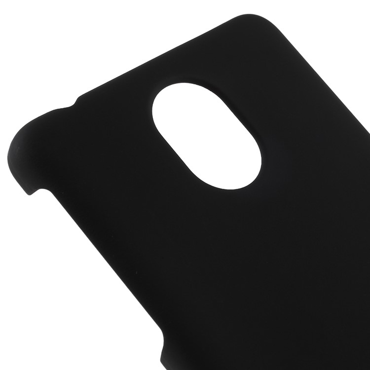 Rubberized PC Hard Cell Phone Case for Nokia 1 Plus - Black-4