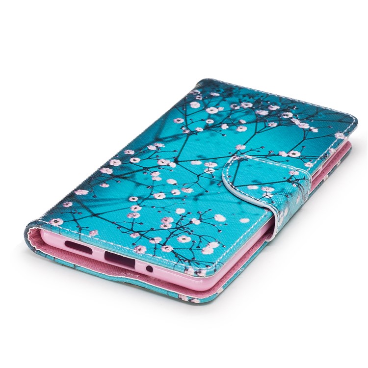 Bolsa De Impressão De Padrão Caixa De Folio De Couro Para Nokia 3 - Árvore Com Flores-6