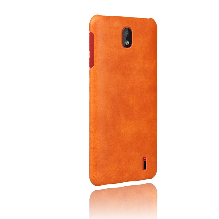 Crazy Horse PU Leather Coated Plastic Case for Nokia 1 Plus - Orange-4