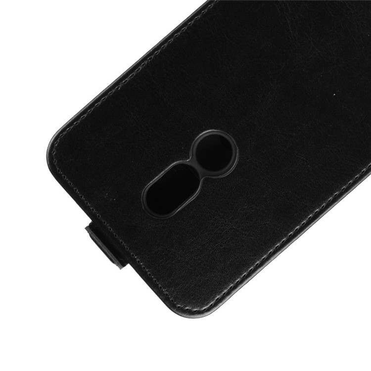 Crazy Horse Vertical Flip Leather Protective Case for Nokia 3.2 - Black-4