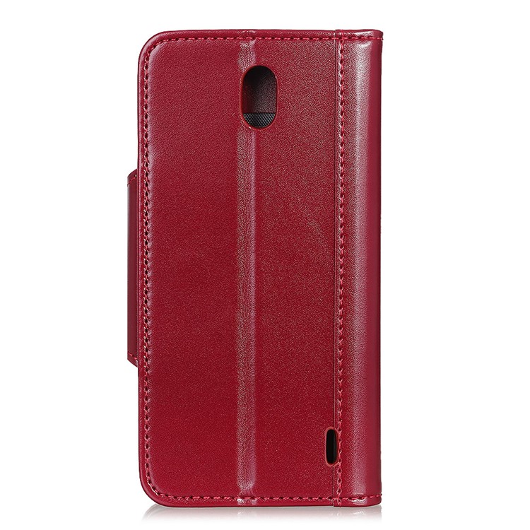 PU Leather Case 3 Card Slots All Round Protection Leather Casing for Nokia 2.2 - Red-3